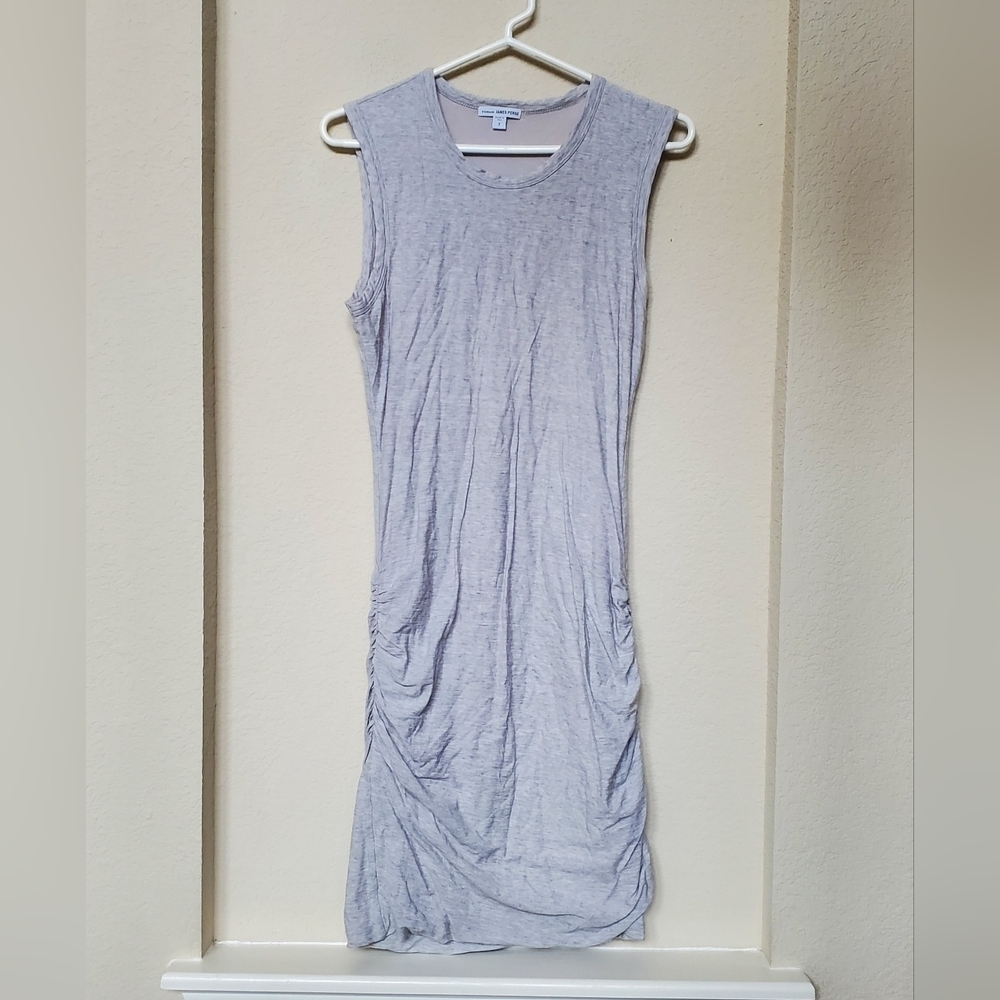 James Perse Sleeveless Ruched Midi Dress.  Size 2 (Medium)